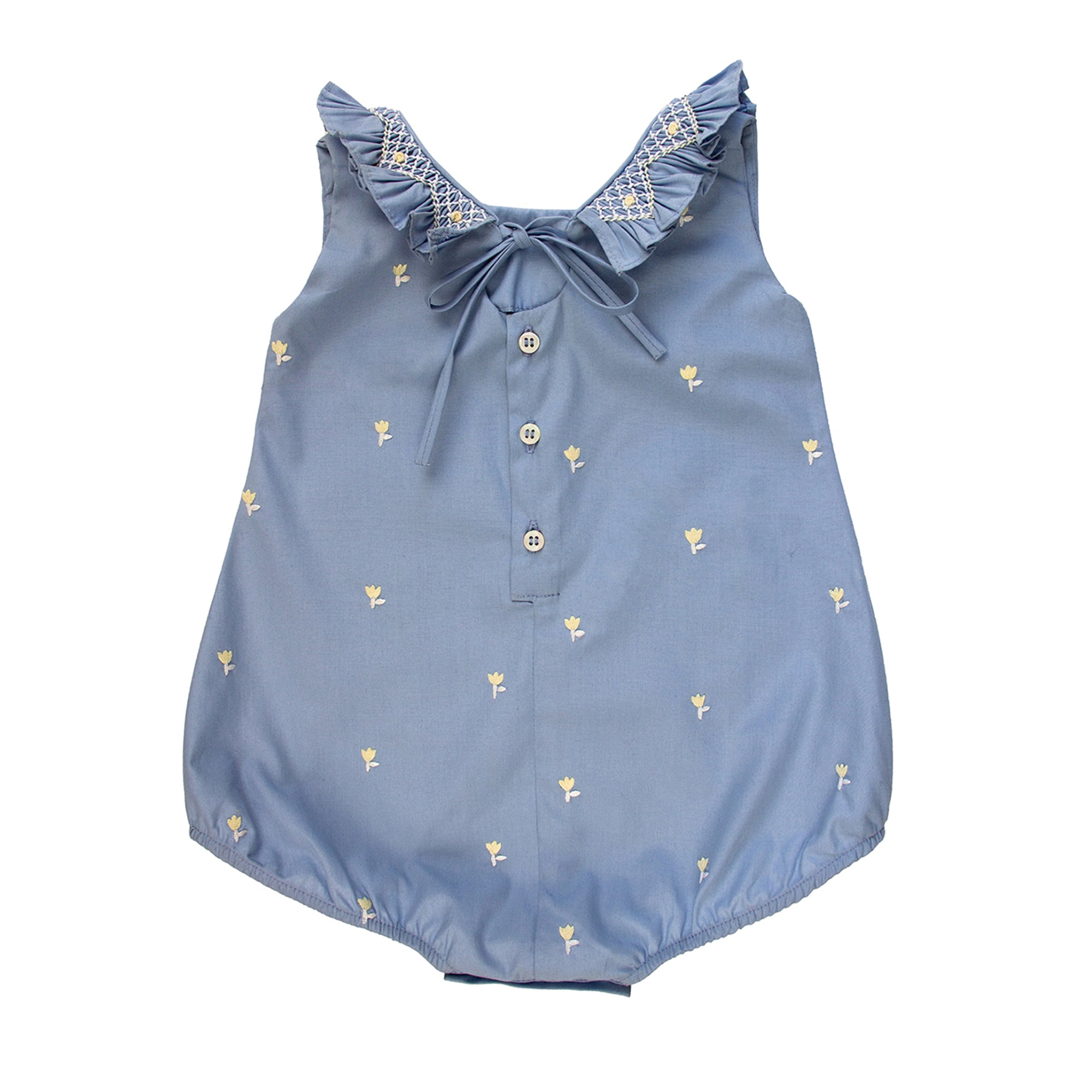 Juline Romper- Floral blue