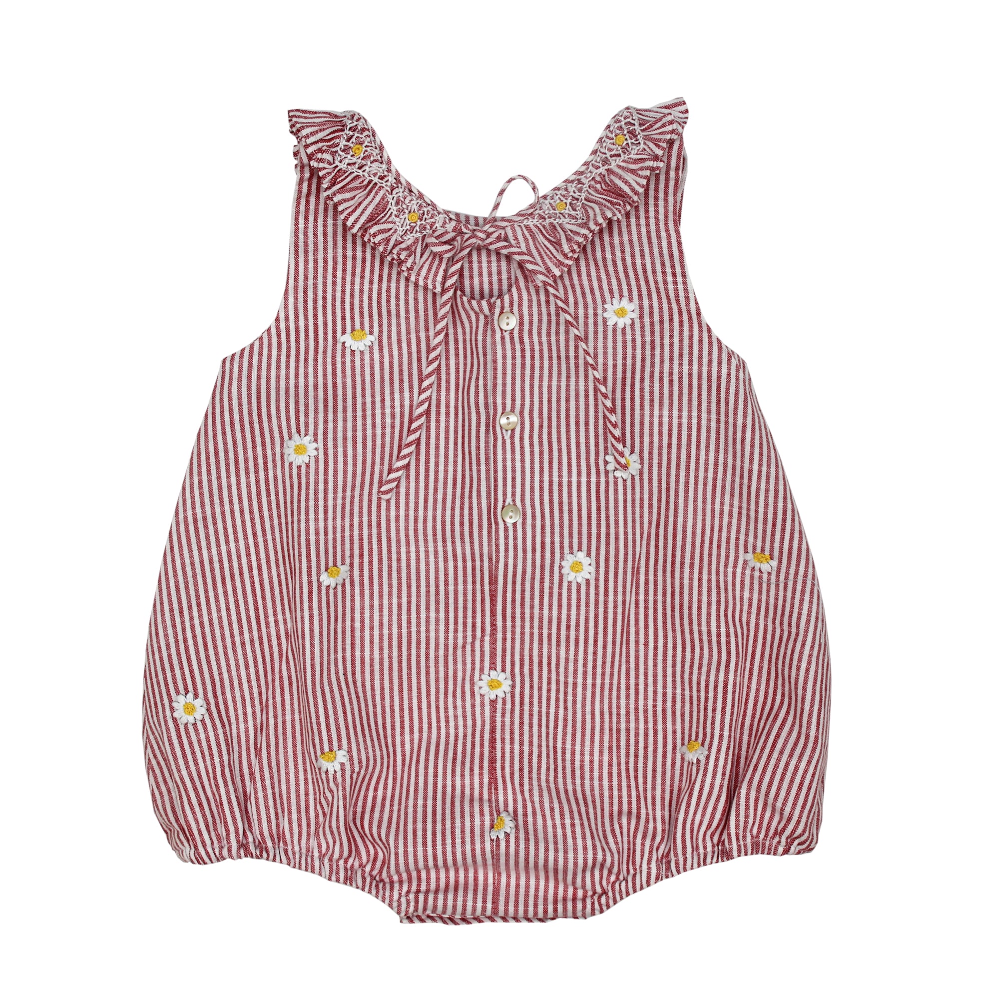 Juline Romper-stripped pink