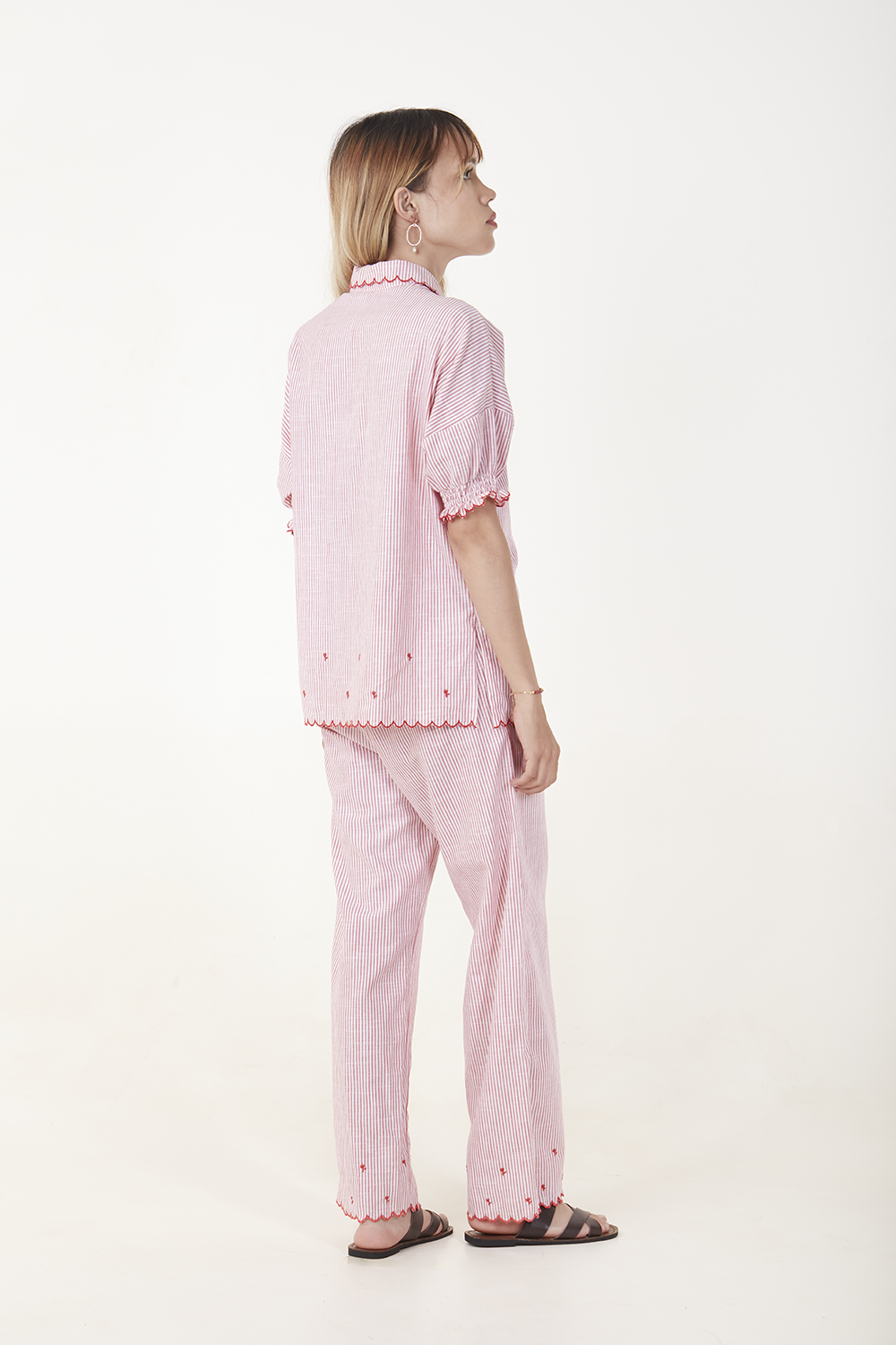 Lana Pants – Red Striped Edition