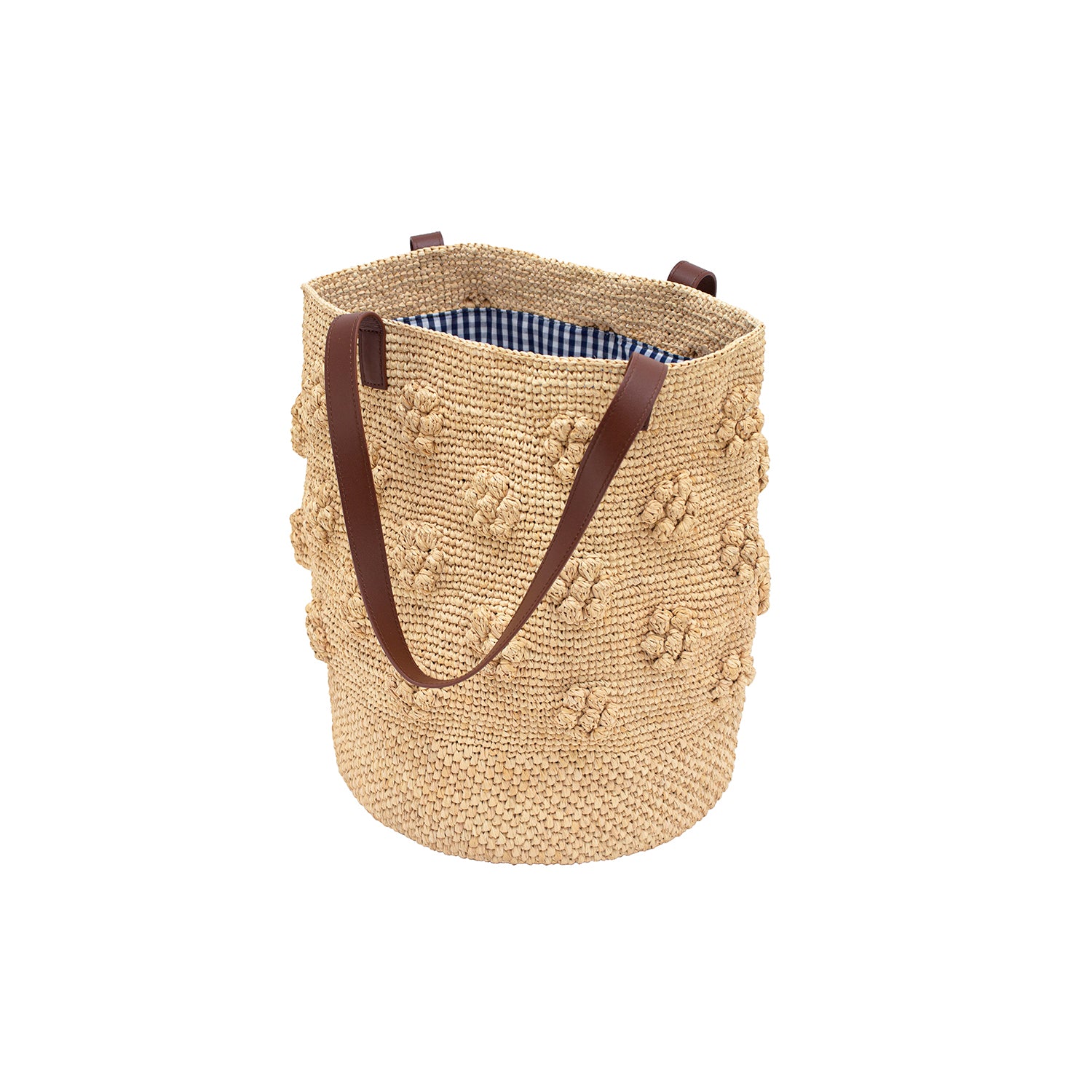 Eileen Bucket Raffia Bag