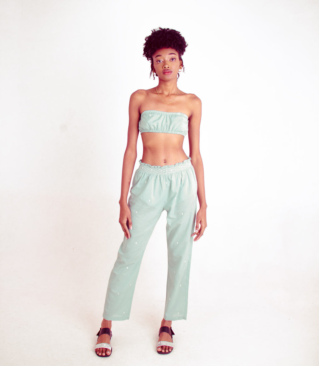 Noona Pants – Mint Green Edition