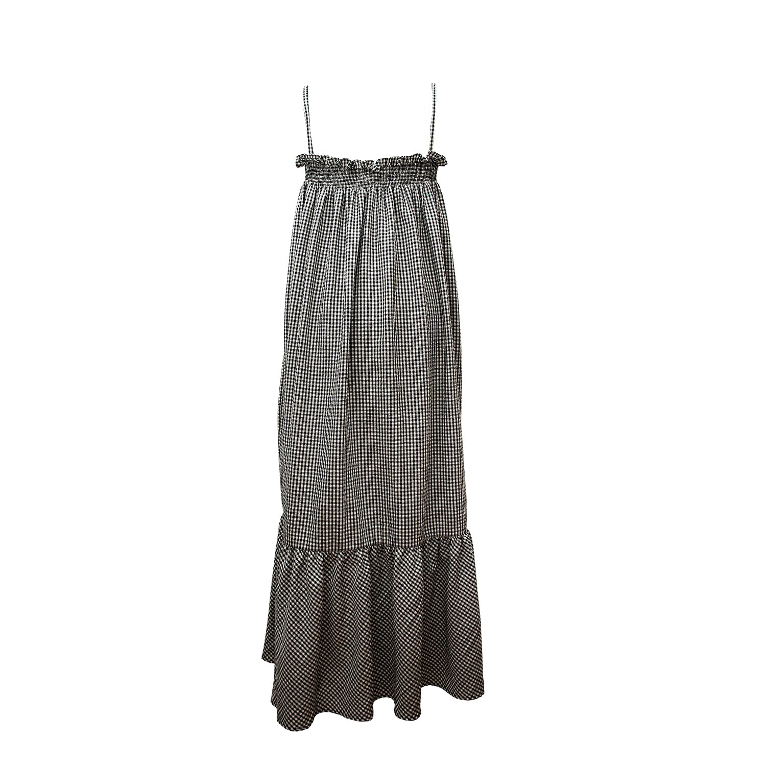 Miss Daisy dress- small  black and white check pattern