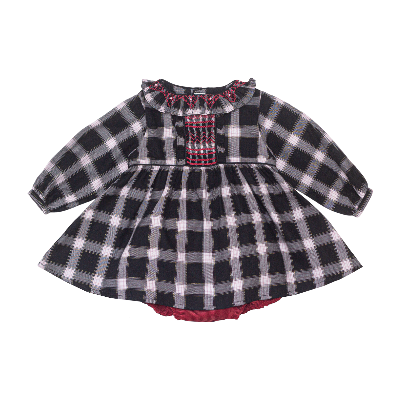 Emma dress - Tartan black