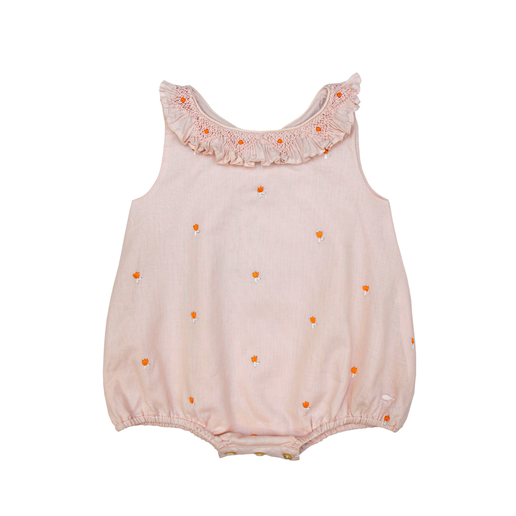 Juline Romper- Floral pink