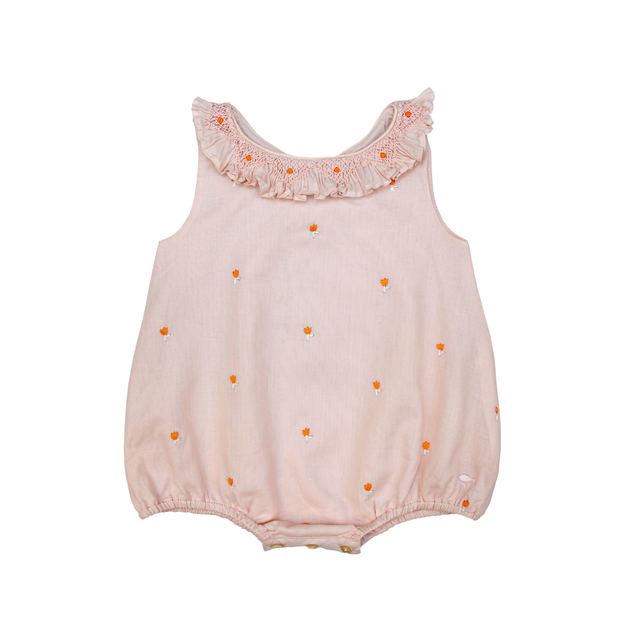 Juline Romper- Floral pink