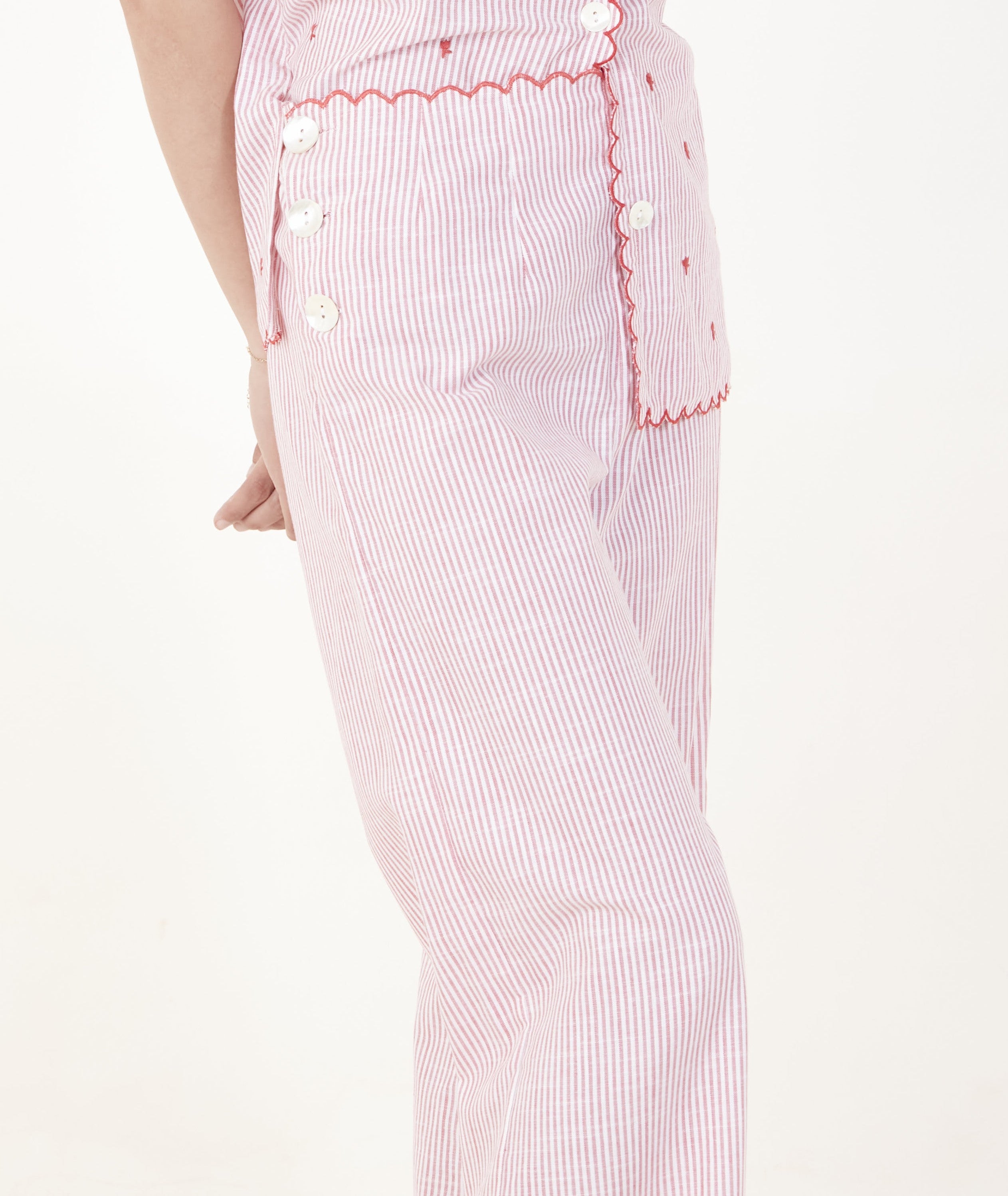 Lana Pants – Red Striped Edition