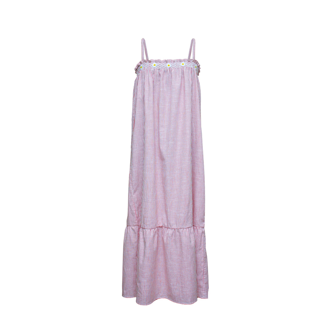 Miss Daisy dress stripped pink